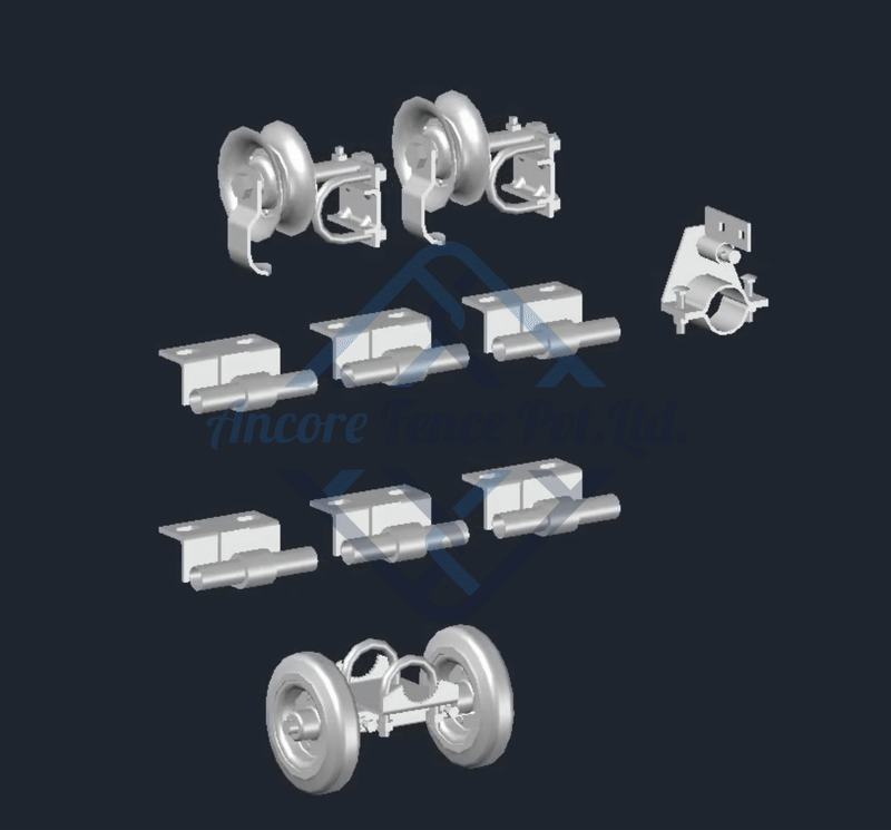 WALL MOUNT ROLLING GATE KIT